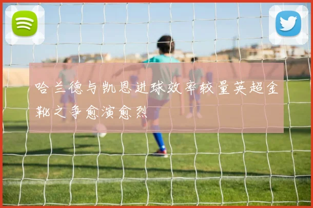 哈兰德与凯恩进球效率较量英超金靴之争愈演愈烈
